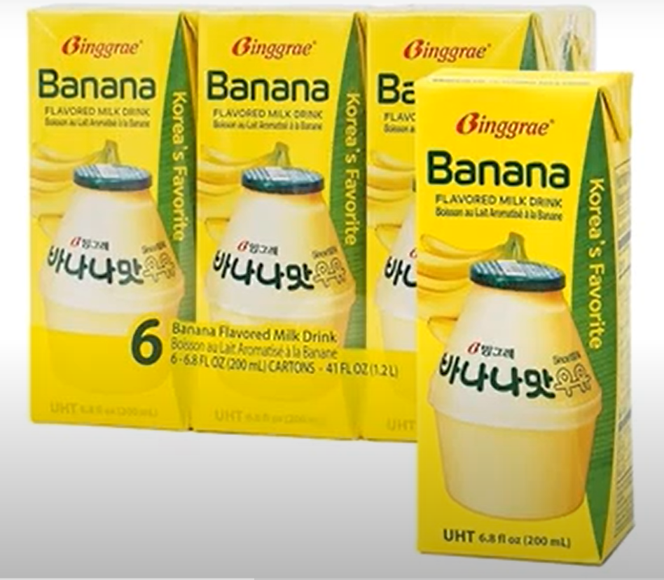 Beverage Asian Drinks - Binggrae Banana Milk