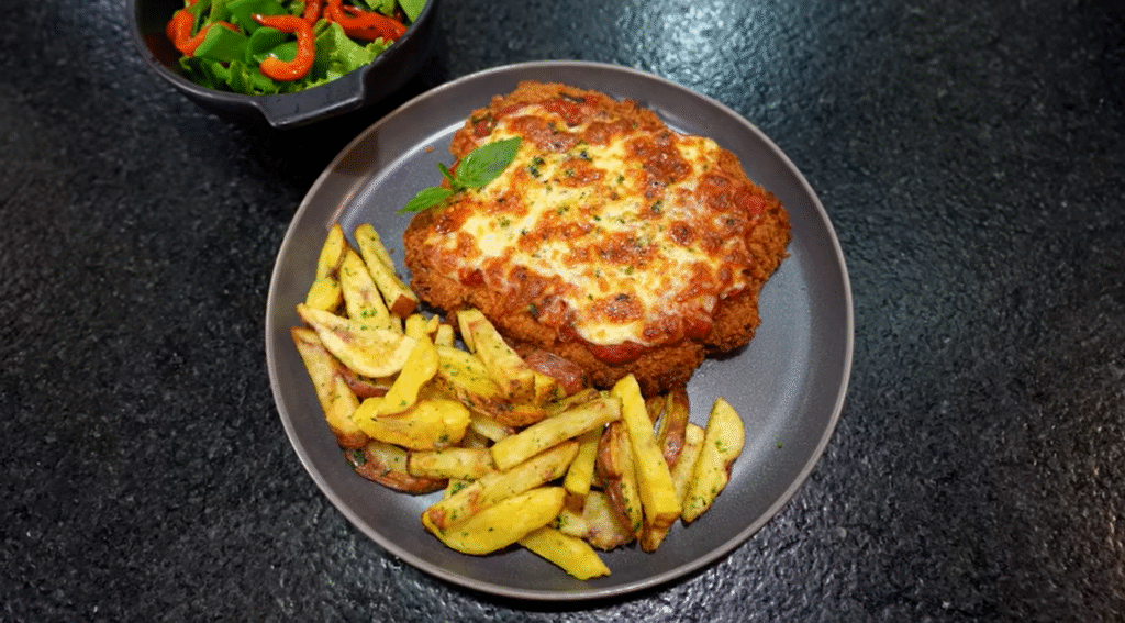 Lionel Messi's Favorite Food Milanesa Napolitana Recipes Final Look