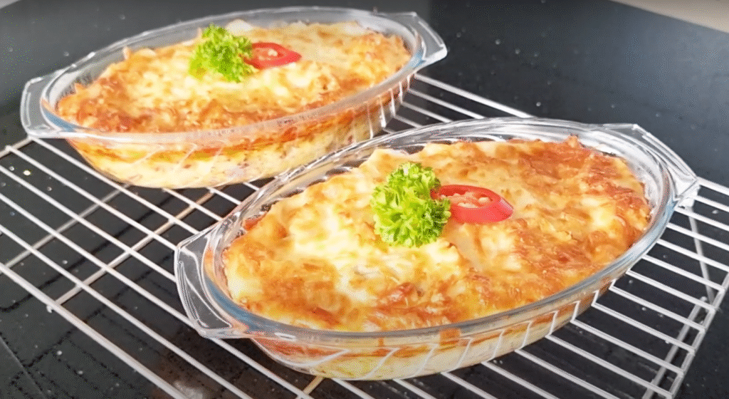 A Fusion Of Indo European Cuisines-Indo-European Fusion (Macaroni Schotel)