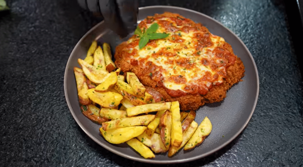 Lionel Messi's Favorite Food Milanesa Napolitana Recipe