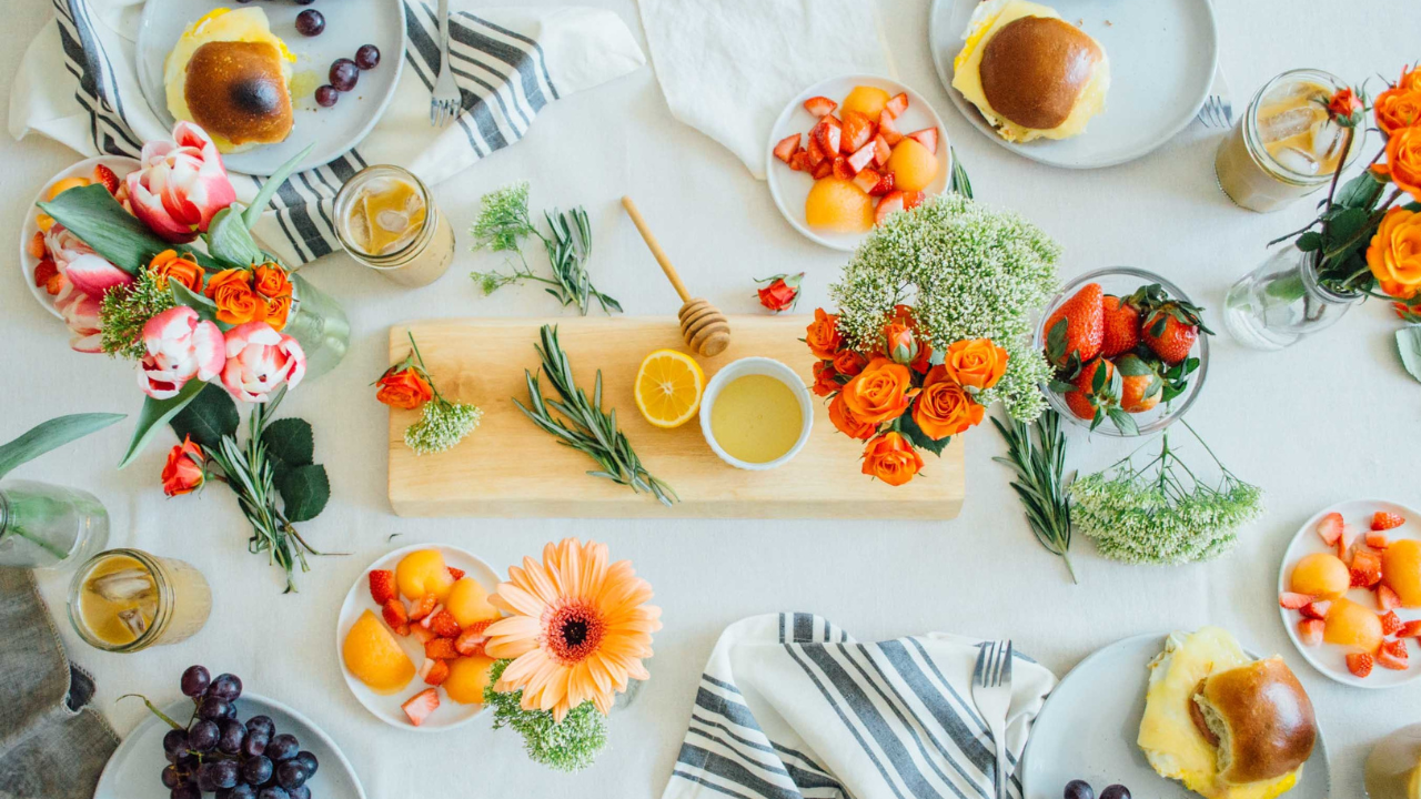 Food with Flower