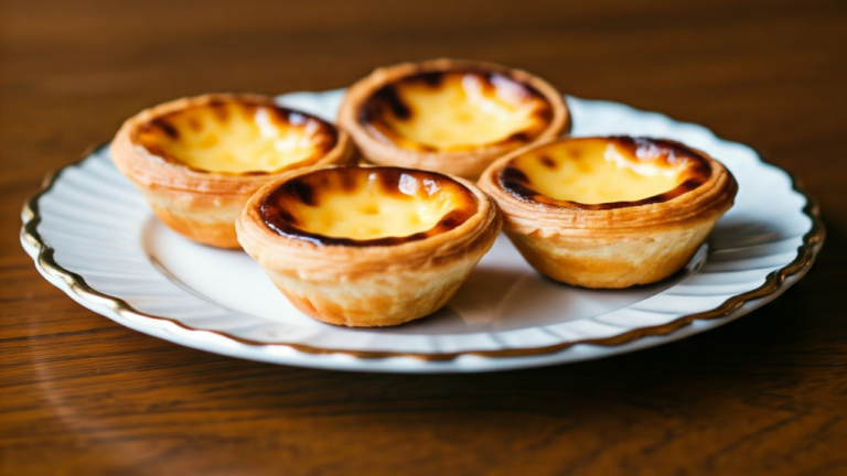 Portuguese Egg Tarts | Portuguese Egg Cream Tarts Recipe